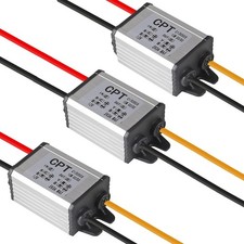 3PCS 12V to 5V DC Converter 3A 15W Waterproof Voltage Regulator Buck Converte...