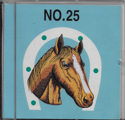 Bernette for Bernina Horses Embroidery Card No. 25 Near Mint Condition