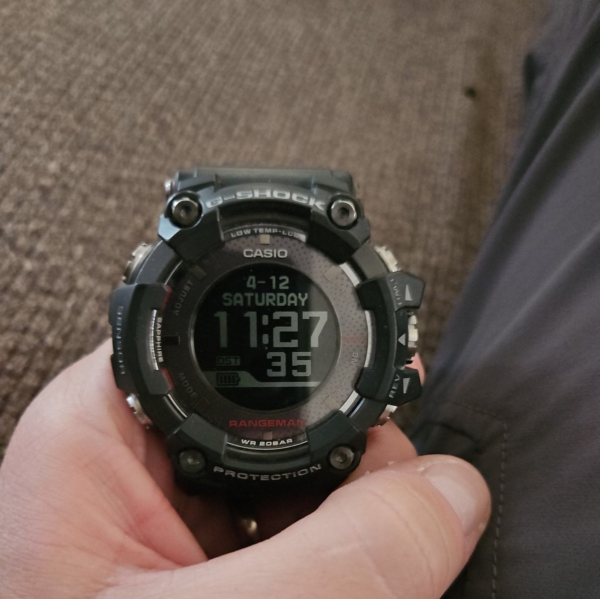 CASIO G-SHOCK GPR-B1000-1JR RANGEMAN Solar GPS Wristwatch CASIO G-SHOCK GPR-B1000-1JR RANGEMAN Solar GPS Wristwatch