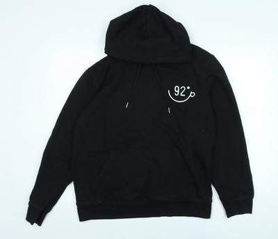 Make Thread Damen Schwarz Polyester Pullover Hoodie Größe L - 92 o
