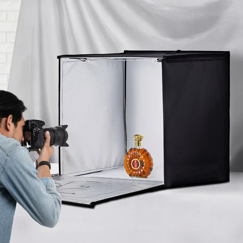 VEVOR 12-39" Photo Studio Light Box 3000-5600K Adjustable Color Temperatures