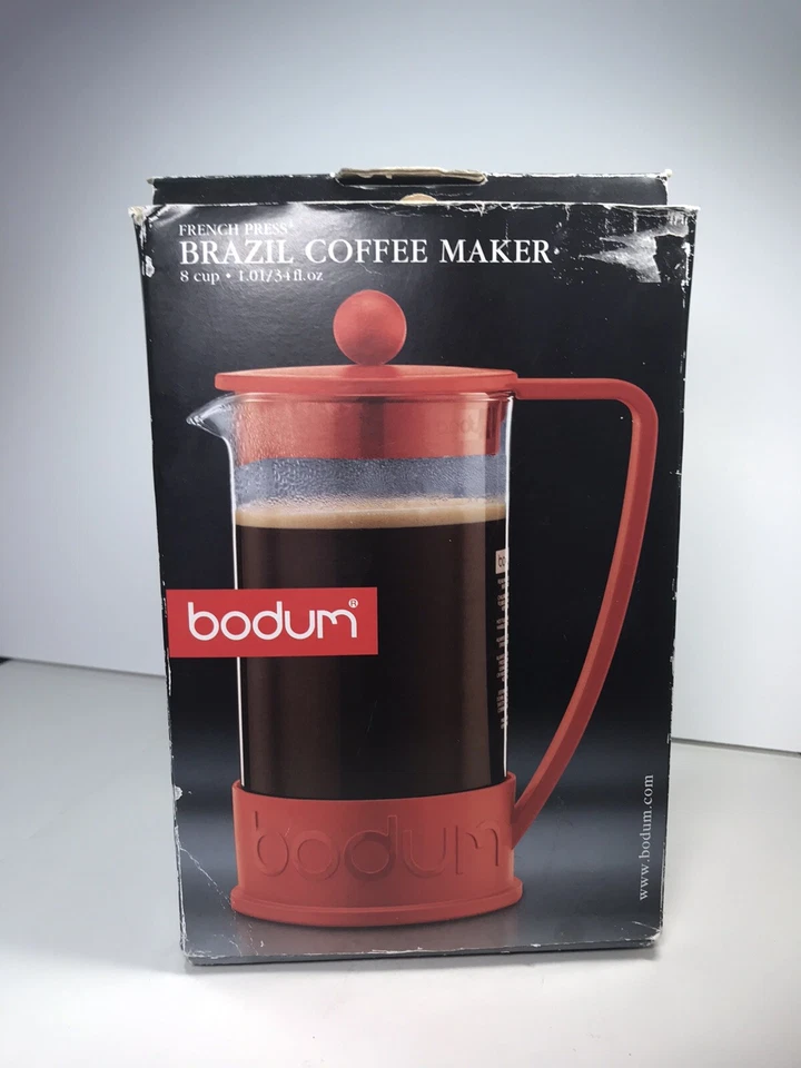 BODUM Prensa Francesa Brasil Cafetera 8 Tazas Sin Filtro Cafetera Foto 2 de 4