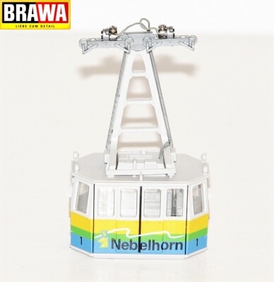 Brawa H0 6340.99.01 Gondel 1 beleuchtet für Nebelhornbahn - NEU + OVP