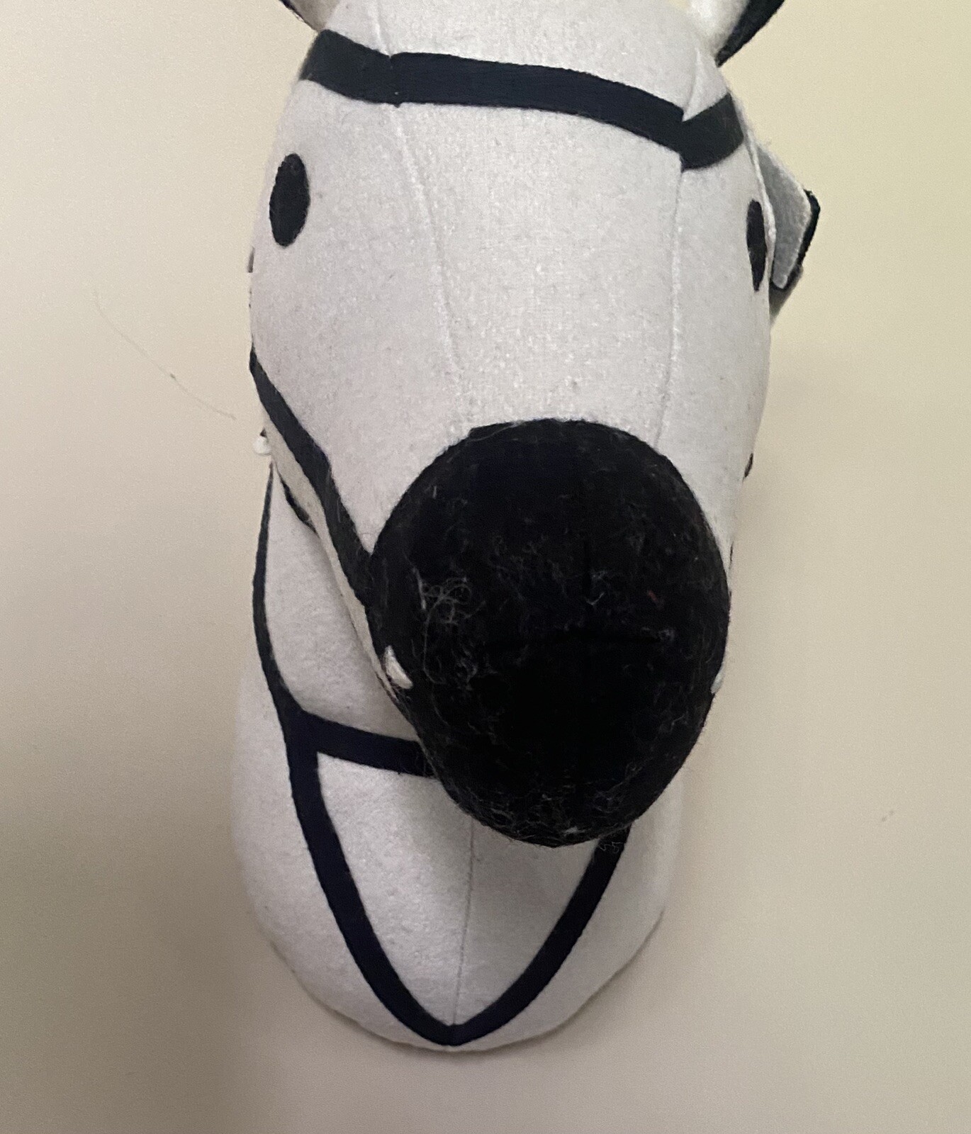 Pillowfort Target Zebra Head Wall Hanging Soft Plush Large Unique  2016 Decor