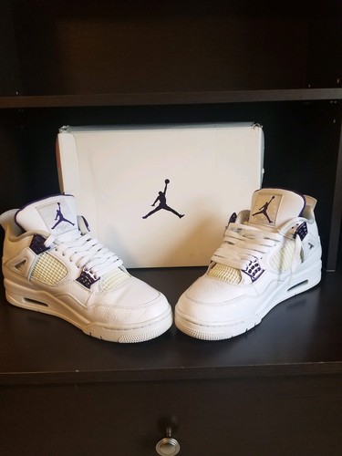 Size 11 - Jordan 4 Retro Metallic Pack - Court Purple 2020 193658231589 |  eBay