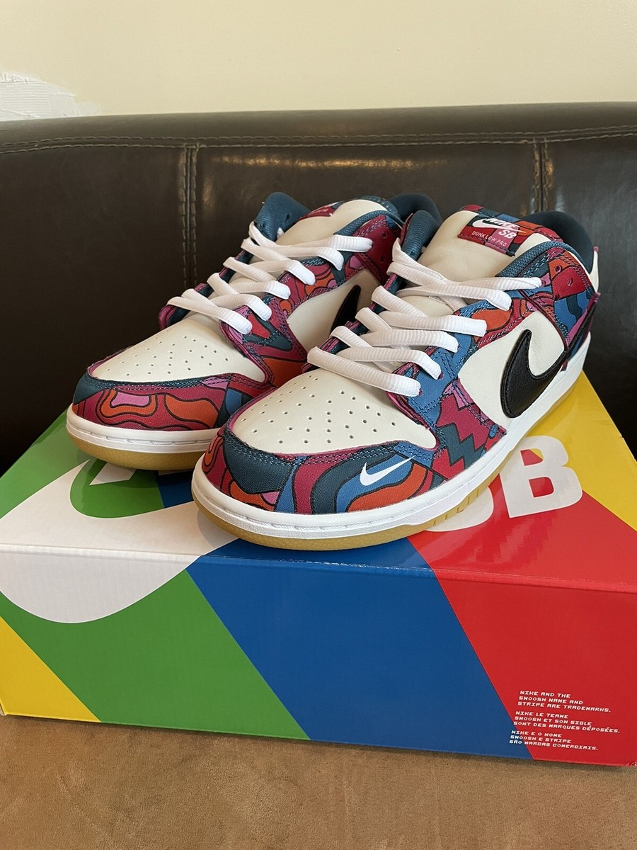 Size 13 - Nike SB Dunk Low Low Pro Parra Abstract Art 2021 | eBay