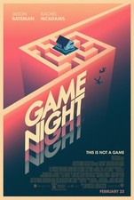 GAME NIGHT POSTER JASON BATEMAN RACHEL ADAMS BILLY MAGNUSSEN SHARON HORGAN