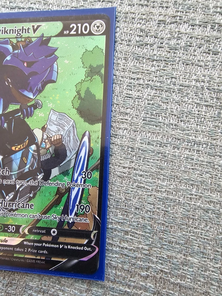 Corviknight V Error Misprint Pokemon Card NM % - Image 3 of 4