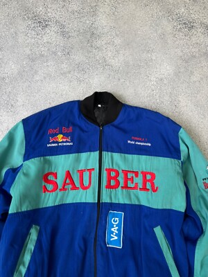 Vintage Red Bull Sauber Petronas F1 Racing Jacket | eBay