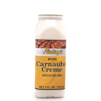 Fiebing's Natural Carnauba Creme Leather Protective Wax Finish 4 oz