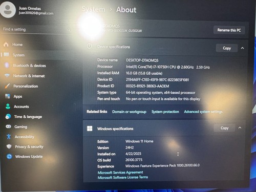 ASUS ROG Zephyrus Laptop M15 240Hz i7 10750H 16GB RAM 1TB RTX 2070 Max-Q Design - Bild 8 von 21
