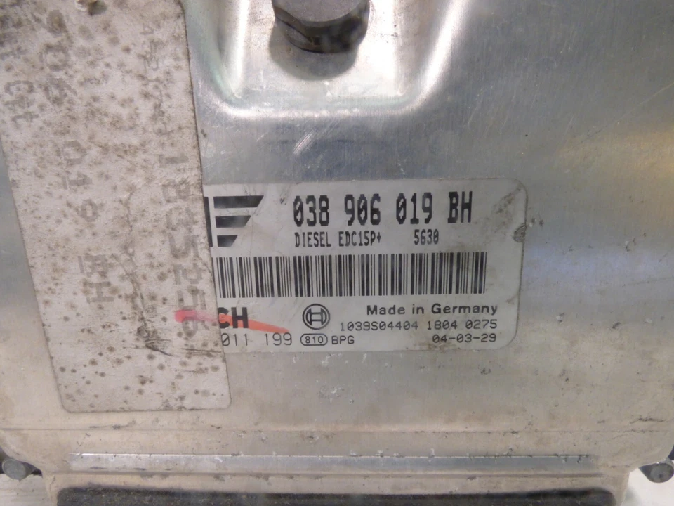 CENTRALINA MOTORE SEAT ALHAMBRA 2010 1.9 TDI 038906019BH - Immagine 4 di 4