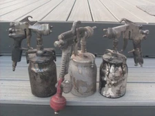 VINTAGE PAINT GUNS YOU GET ALL 3 HUSKY CAMPBELL DEVILBISS