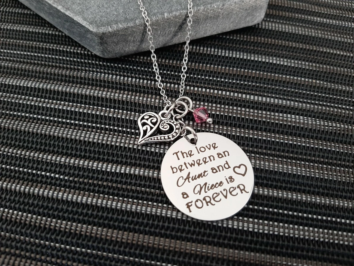 Aunt birthstone necklace deals