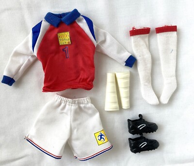 Barbie Doll ''Women World Club FIFA'' Sport Clothes/Outfit Set - 1990s Vintage