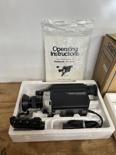 Panasonic Color Video Camera Model PK-700a W/Box-Styrofoam-Manual -Made in Japan - Picture 2 of 14
