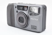 Pentax Espio 115M 35mm Film Point and Shoot Camera Tested Gray[Exc+++] #2173011