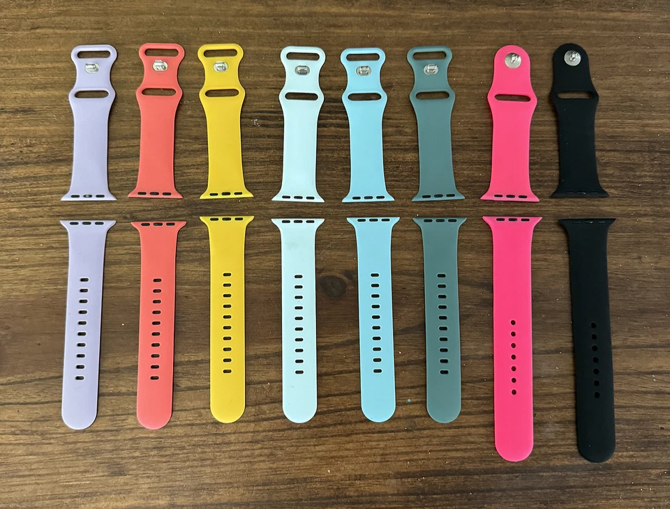 3- Apple Watch Series 3 38mm Silver Aluminum Case with Multiple Bands - Image 3 of 4