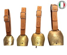 Campane campanaccio sardo con collare in cuoio per animali capre pecore ovini