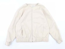 Gallery Womens Beige Jacket Size 10 Zip
