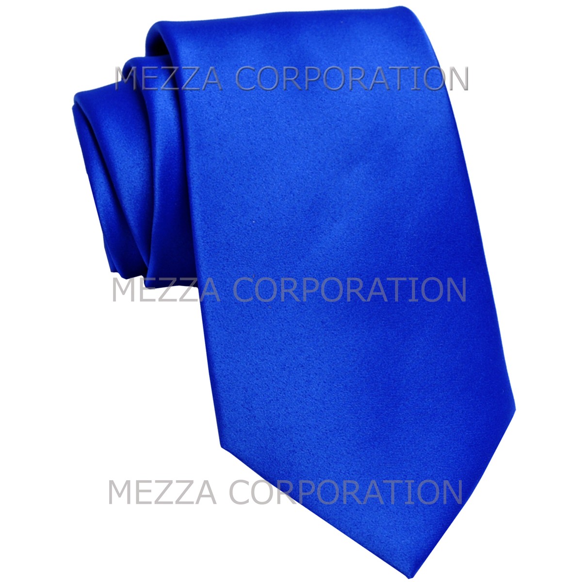 New Vesuvio Napoli Men's necktie solid color 100% polyester formal