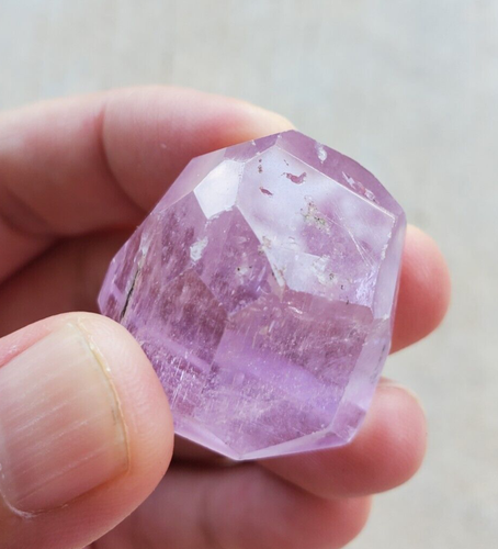 Genuine Natural Cut & Polished Pink Lavender Kunzite Crystal Specimen 30.5 grams - Picture 6 of 12