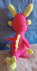 8" NEW Handmade Dragon-Fruit Dino Crochet Cute Stuffie Soft Amigurumi Polyester  — photo 5
