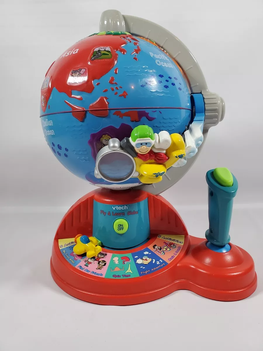 VTech Fly and Learn World Globe w/ joystick Children's Educational Toy  Learning