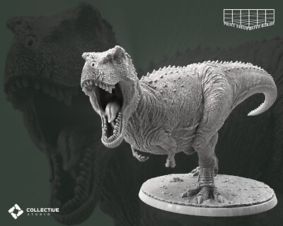 Tyrannosaurus Rex Miniatur T-Rex Figur für TTRPG's wie D&D 5e Pathfinder 32mm