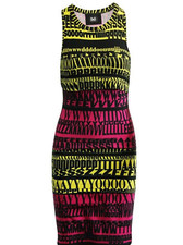 Dolce and Gabbana D&G letters print Alphabet runway dress IT38 UK6-8 US2 EU32