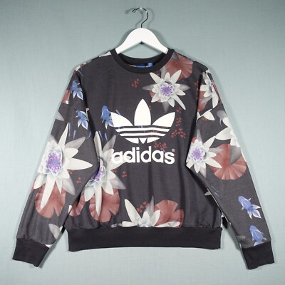 Adidas Originals Floral Hoodie Adidas Women's Originals Relaxed