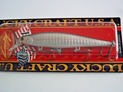 LUCKY CRAFT SLENDER POINTER 97MR 3/8 OZ & 3-7/8'' MR-775 ZEBRA METALLIC ANCHOVY