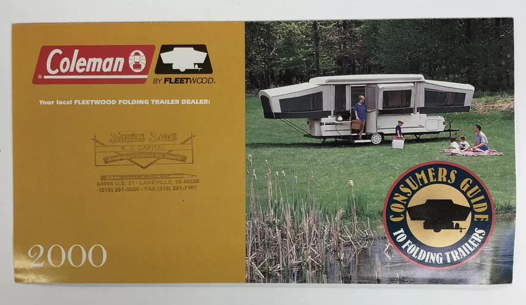 Coleman top folding camper
