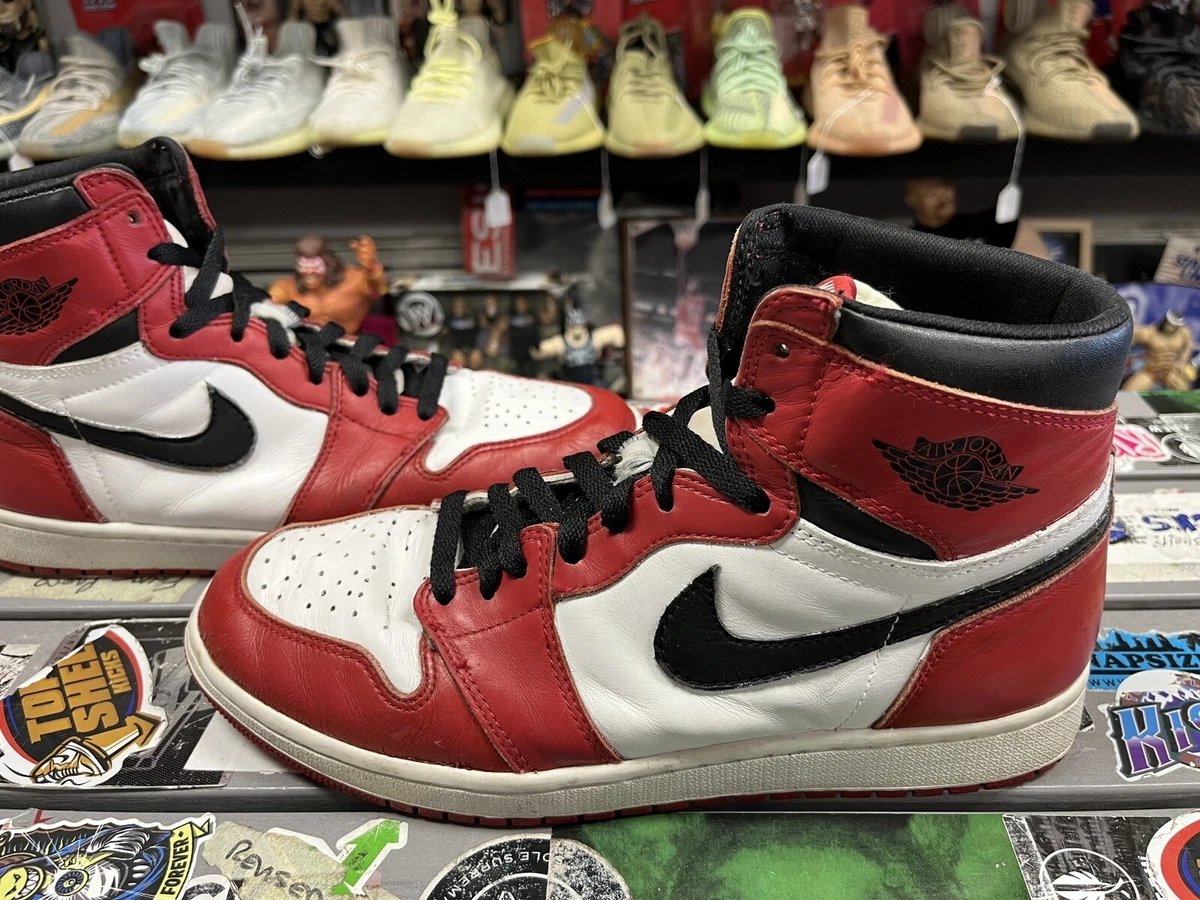 Air Jordan 1 High Chicago 1994 Size 11 Used Rare Retro Authentic Red Sole  Swap | eBay