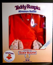 NIB Vintage '85 Sealed WOW Teddy Ruxpin Adventure Outfit  Sleeping