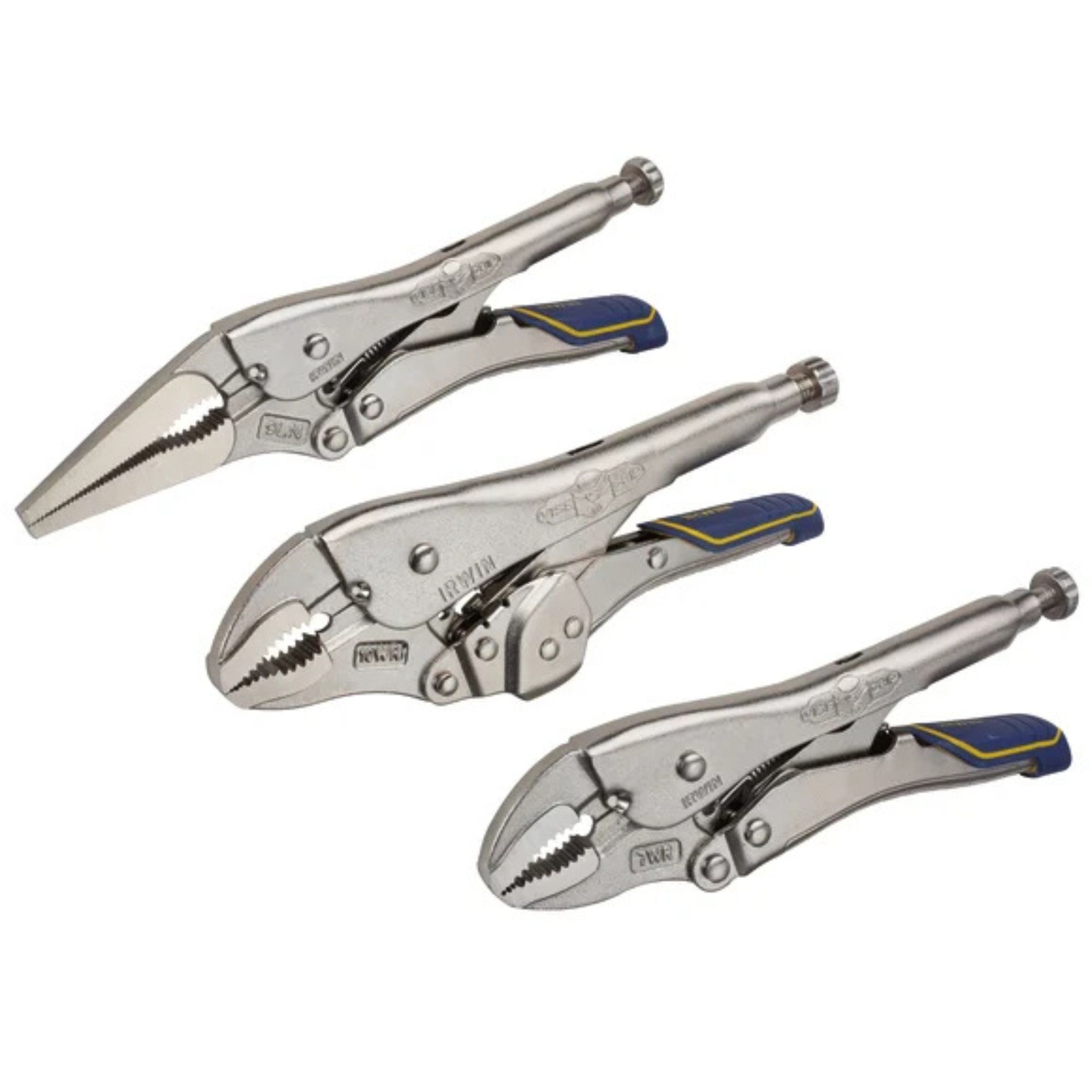 Irwin Vise-Grip Fast Release Locking Pliers Set Of 3 7R 9Ln & 10Wr VIST76KBT