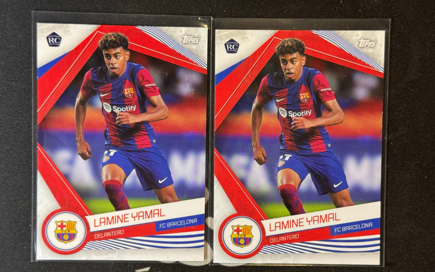 LAMINE YAMAL 2023-24 Topps Barcelona Team Set RC Rookie lots 2 -vi