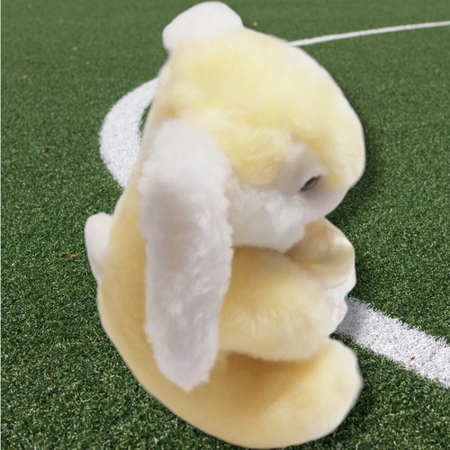 KUSCHEL MIT GELBEM HASE HASE 8 Zoll Plüsch MIT SATIN OSTEREI - Bild 8 von 15