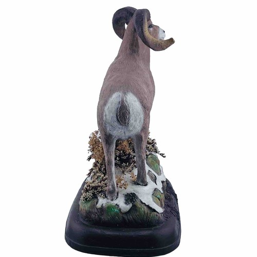 Figurine Bighorn Sheep Frank Dougherty Signed Bottom Cold Cast Vintage Collectib - Picture 5 of 15