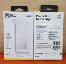 Buy 1 Get 1 FREE BodyGuardz Pure 2 Edge Tempered Glass iPhone 12 / 12 Pro 6.1"
