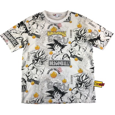 Dragon Ball Z x Mark Fairwhale Goku T Shirt Mens Medium AOP