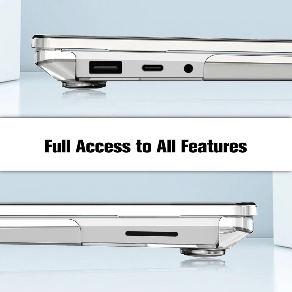 Case For 15 Inch Microsoft Surface Laptop 5 4 3 1872 Snap On Hard Shell Cover - Image 4 of 4