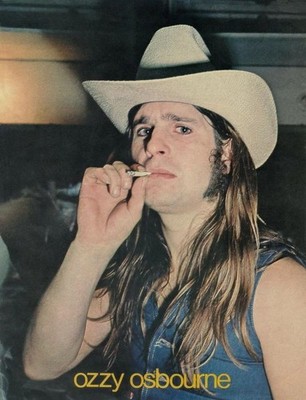 did ozzy osbourne smoke cigarettes smoking a cigarette, 1973 Ozzy Osbourne