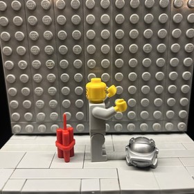 Lego Powers Miners Rex In Gray Suit PM024 From Set 8188