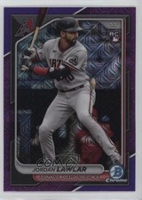 2024 Bowman Chrome Mega Box Purple Mojo Refractor /250 Jordan Lawlar #55 2l4