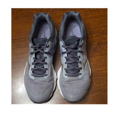 Mizuno Wave Inspire 16 Men's Gray Mesh Running Sneakers Low Top Lace Up
