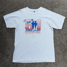Vintage Class of 1991 Jeff P. T-Shirt Size L Russell Athletic Made In USA