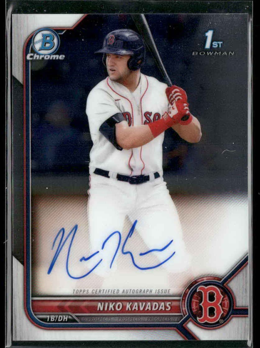 2022 Bowman Chrome NIKO KAVADAS 1st Bowman AUTO Salt Lake Bees Angels