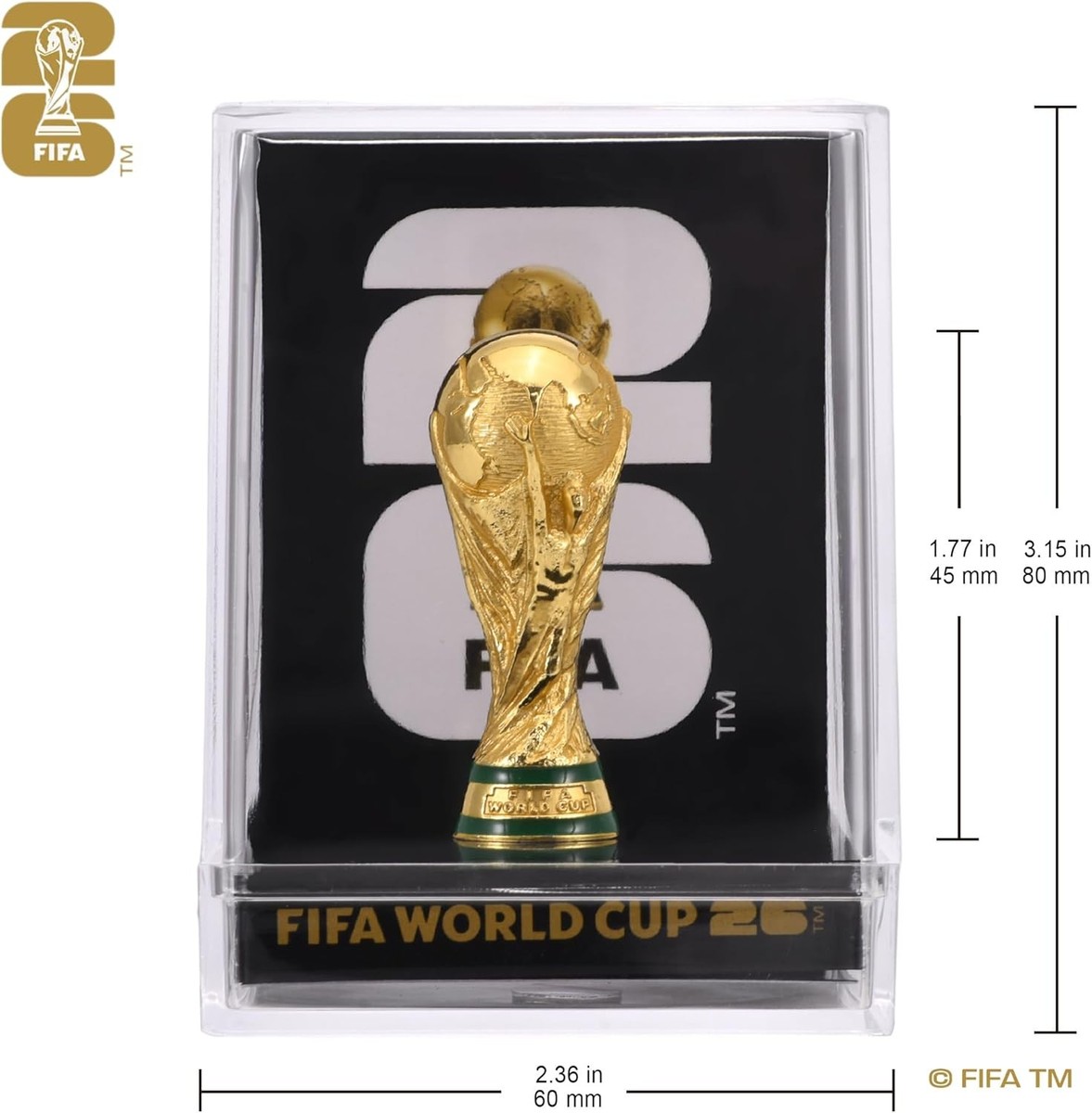2026 FIFA World Cup™ Replica 2 inch Trophy Inside a Premium 3 Inch