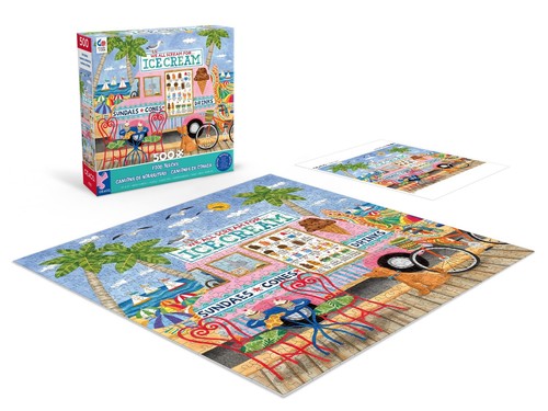 Ceaco - Food Trucks - Ice Cream Truck II - 500 Piece Jigsaw Puzzle - Bild 4 von 8